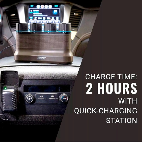 Coleman OneSource Rechargeable Battery Pack and 4 Slot, Charging Stations - Picture 5 of 5